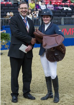Derbyshire’s Showjumper Kerry Brennan Acknowledged by Worshipful Company of Saddlers at Olympia
